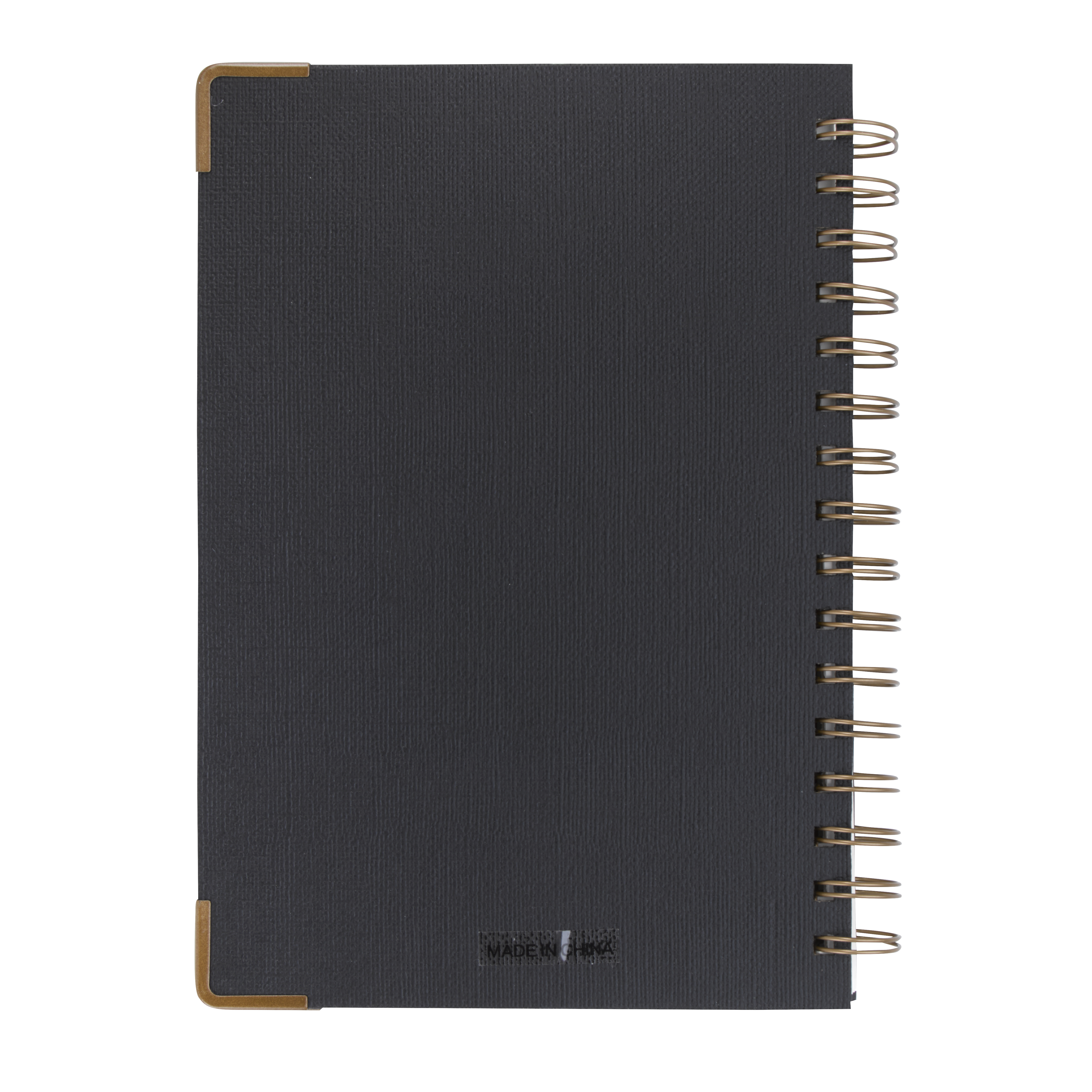 Good Value™ Woven Paper Hardback With Metal Accents Notebook 16