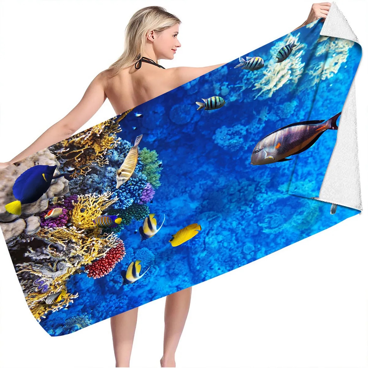 Sublimation Oversized Beach Towel 3