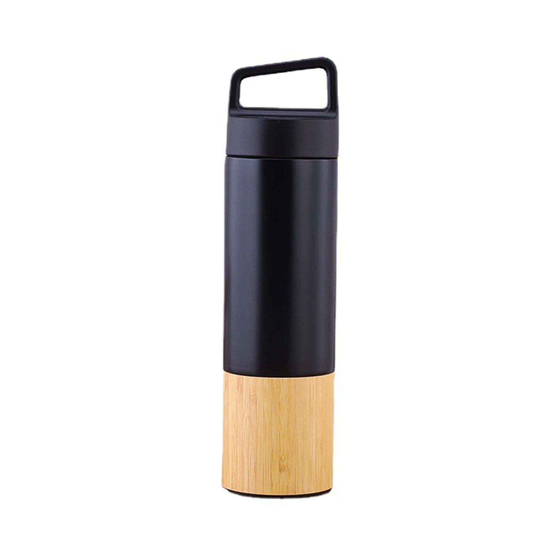 20 Oz. Triple Wall Bamboo 304 Stainless Steel Vacuum Flask, custom water bottle with logo imprint 14