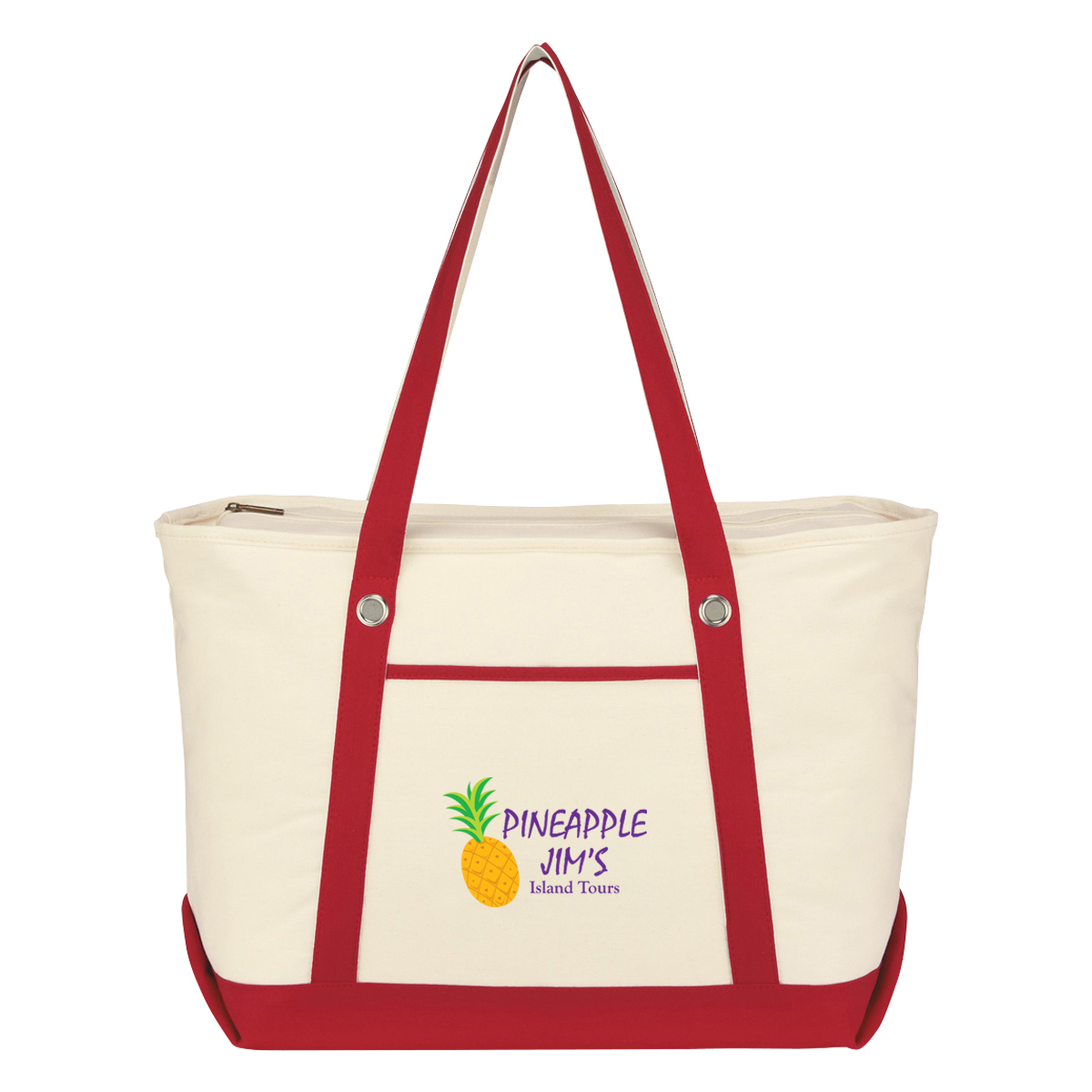 Large 12 Oz. Cotton Canvas Sailing Tote Bag 4