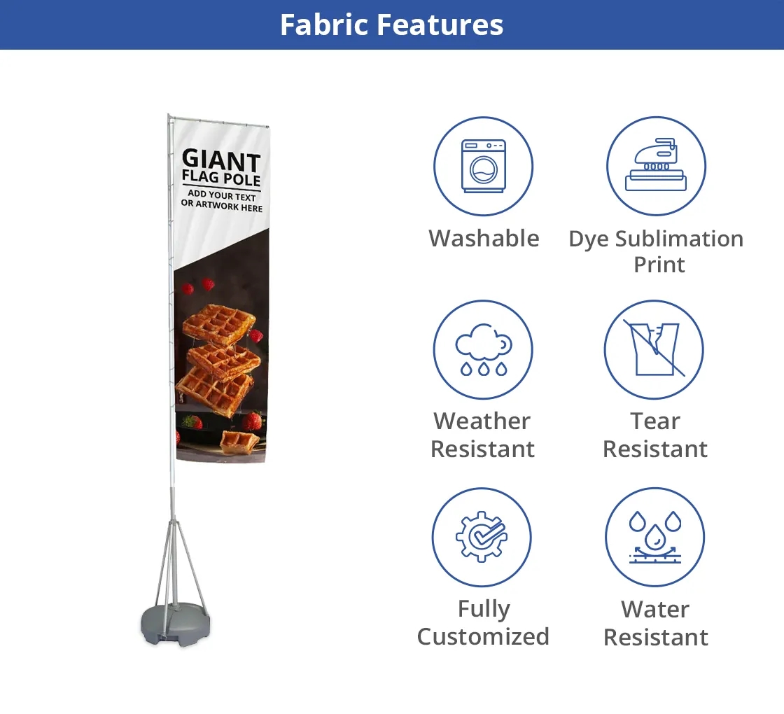 Giant Flag Pole (2.63ft x 10.17ft) 7