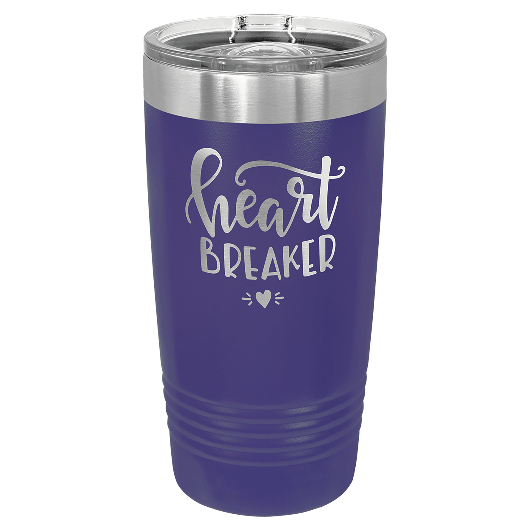 20 oz. Purple Laser Engraved Polar Camel Ringneck Tumblers w/Slider Lid 1