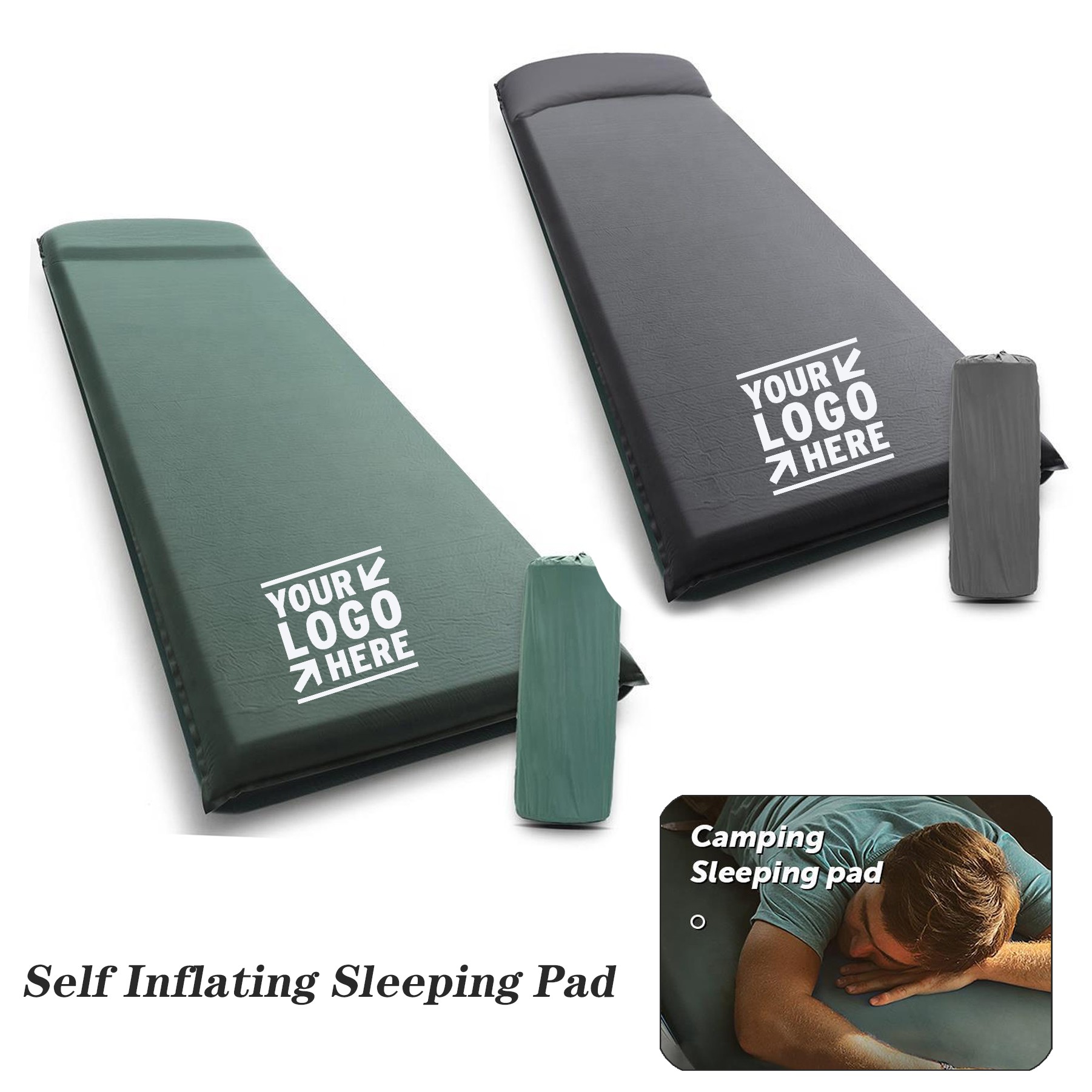 UltraThick Memory Foam Lightweight Portable Camping Air Mattress Self Inflating Sleeping Pad 3