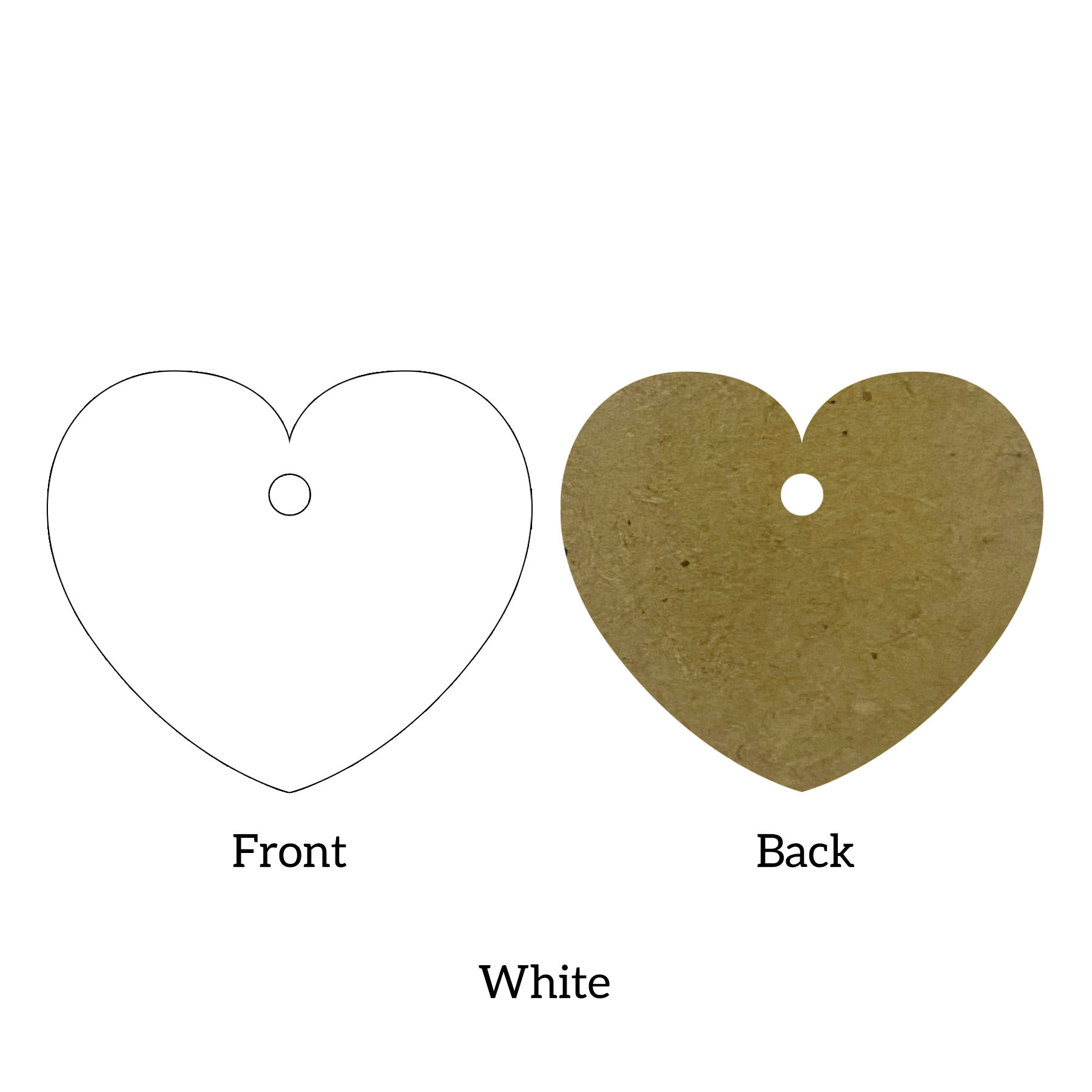 Free Shipping Solid Color Christmas Ornament - Heart 19