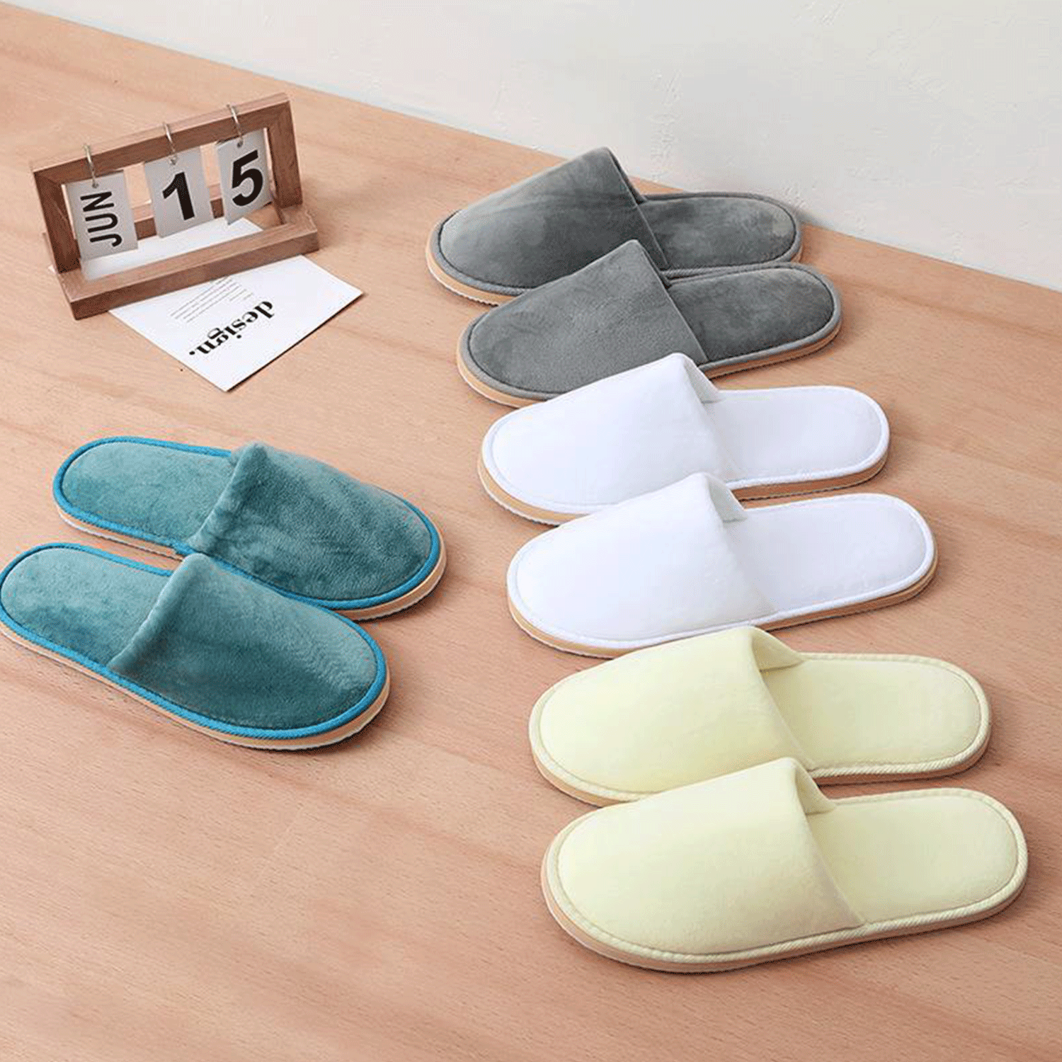 Disposable Ultra Soft Amenities coral fleece slippers 18