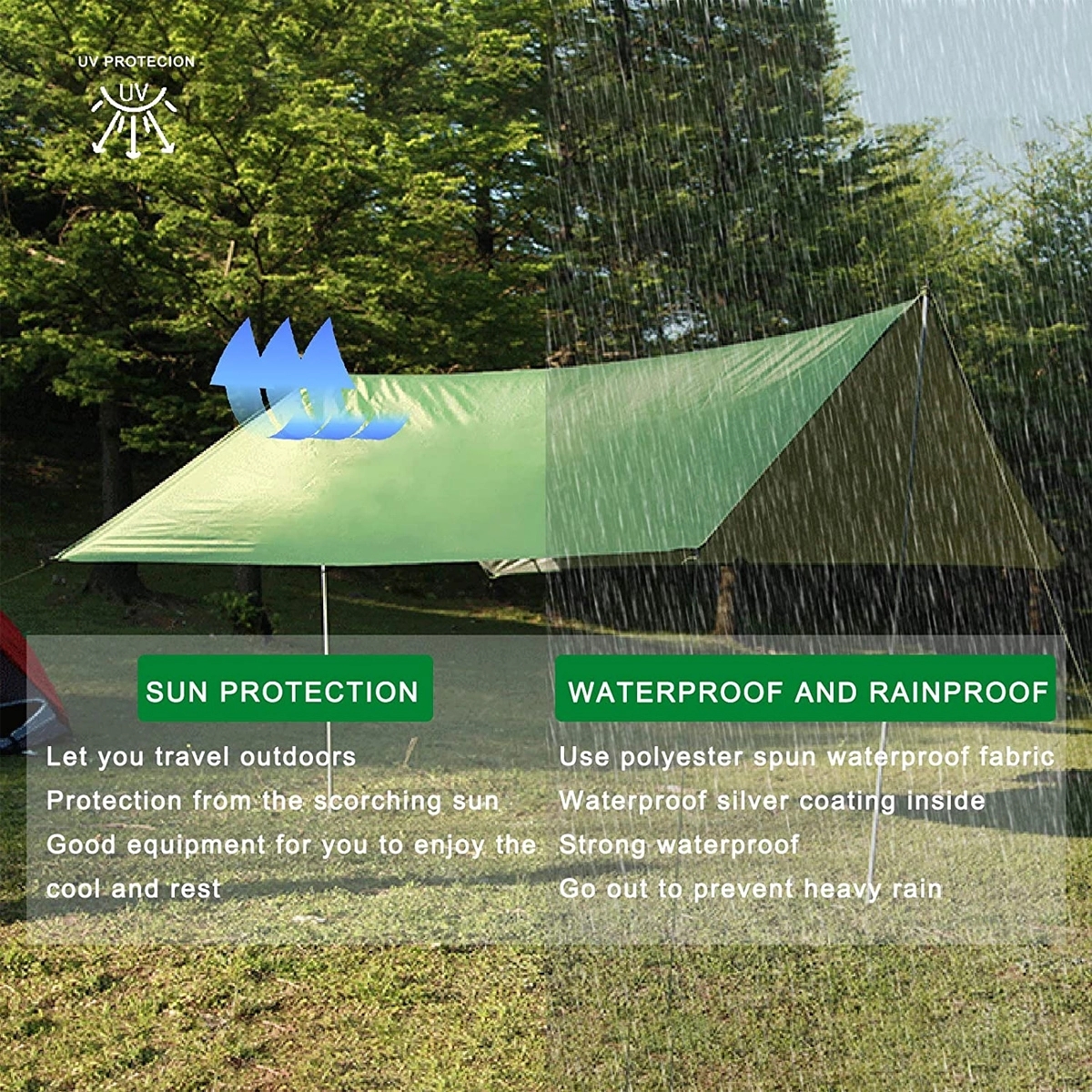 Waterproof Camping Tarp 2