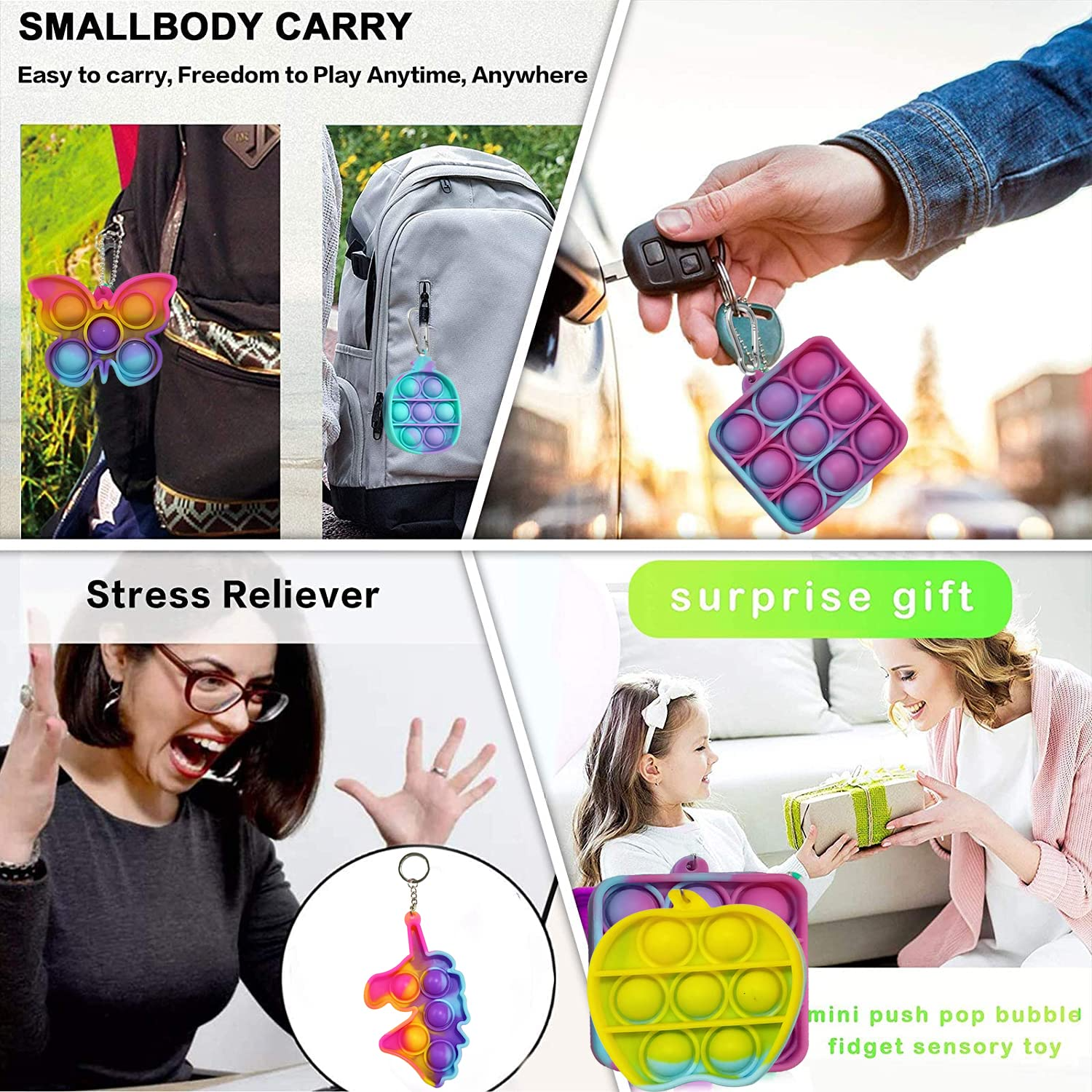 Rainbow Pop Fidget Toys 2
