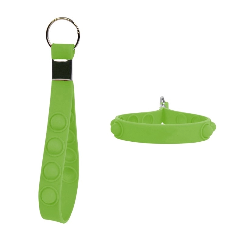 Silicone bubble wristband keychain 5