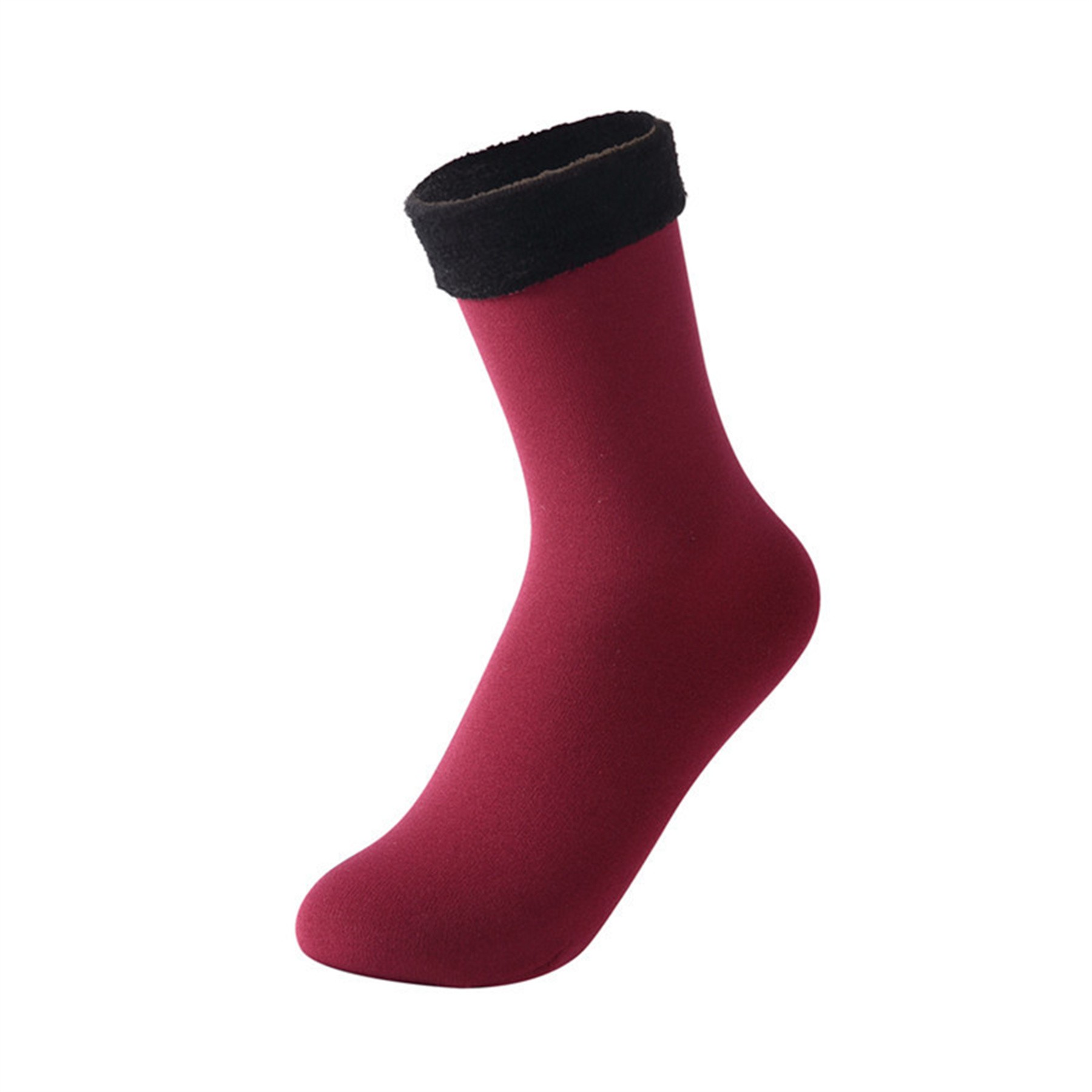 Woman Velvet Snow Sock 6