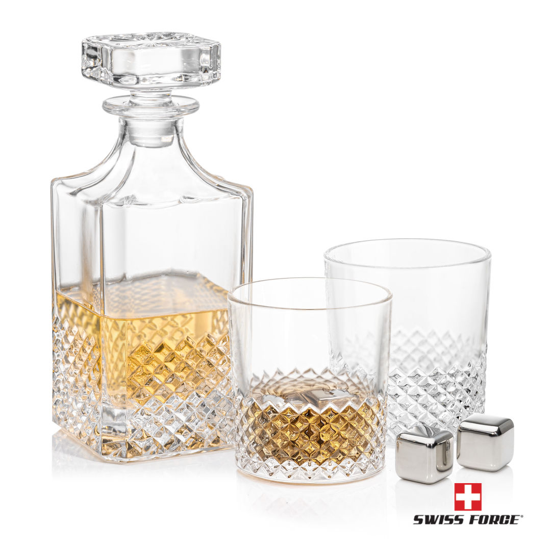 Tacoma Decanter Set & Ice Cubes 5