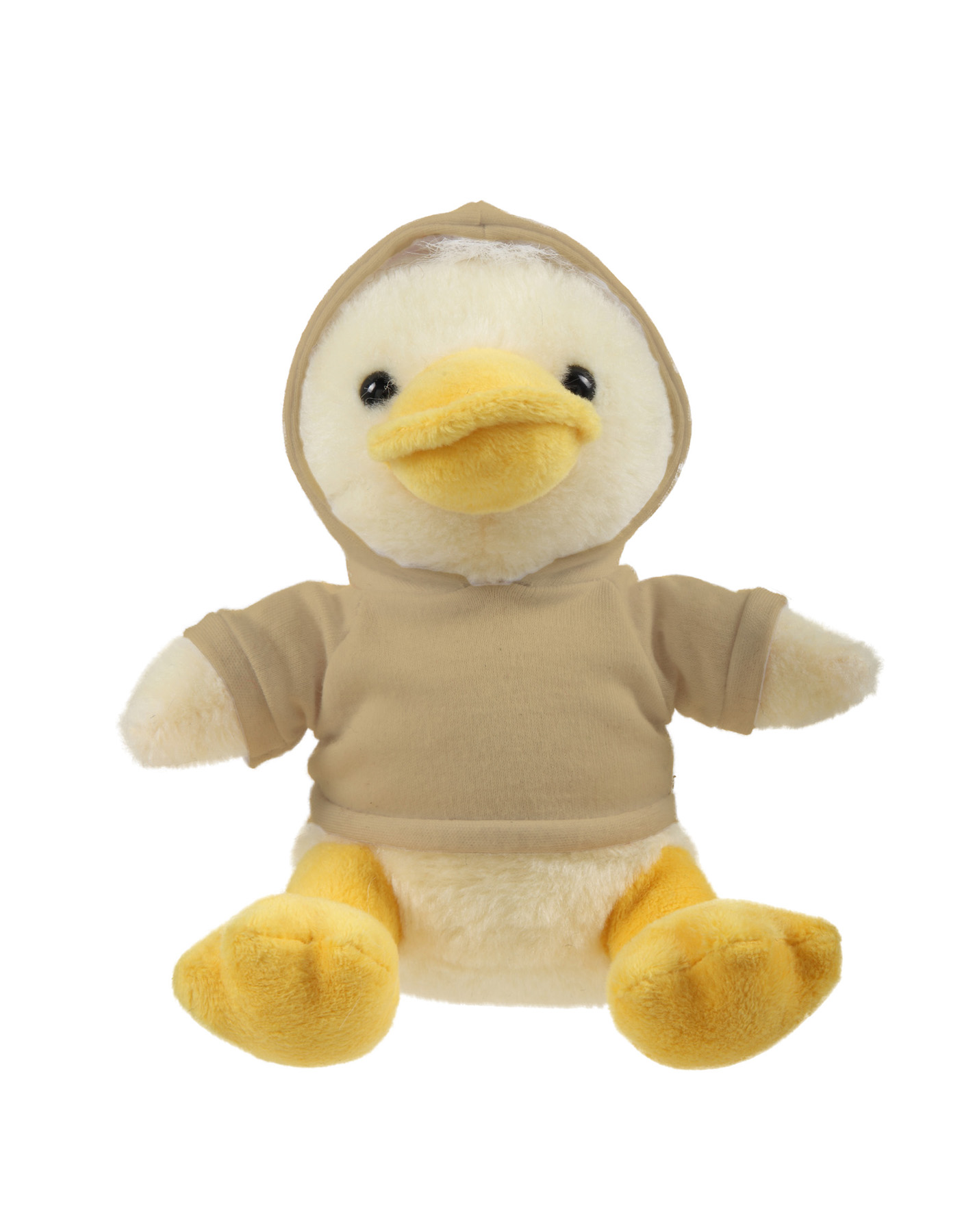 Soft Plush Sitting Duck wearing a Hoodieoodie 7