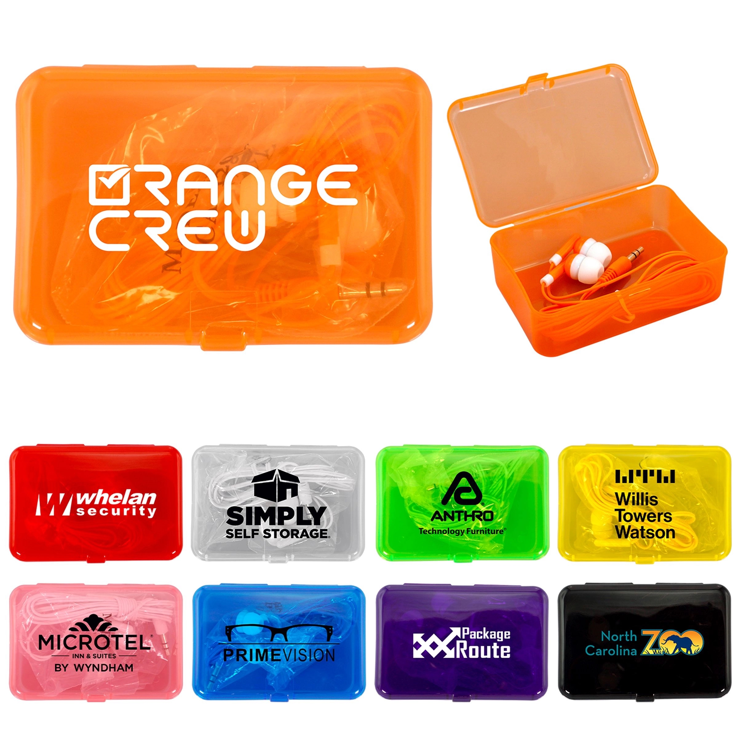 TECHIE BOX WITH EAR BUDS