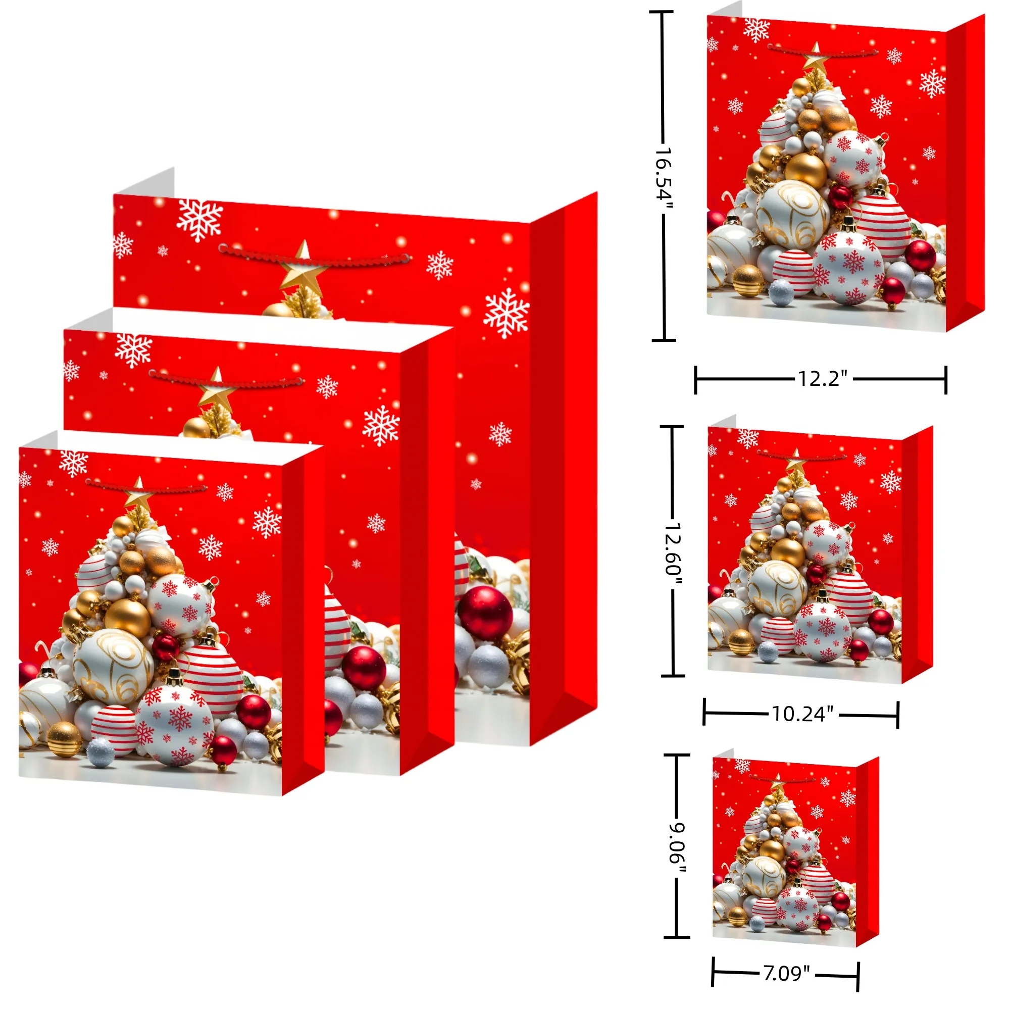 Festive Present Bag - Elf Pattern For Gifting 5