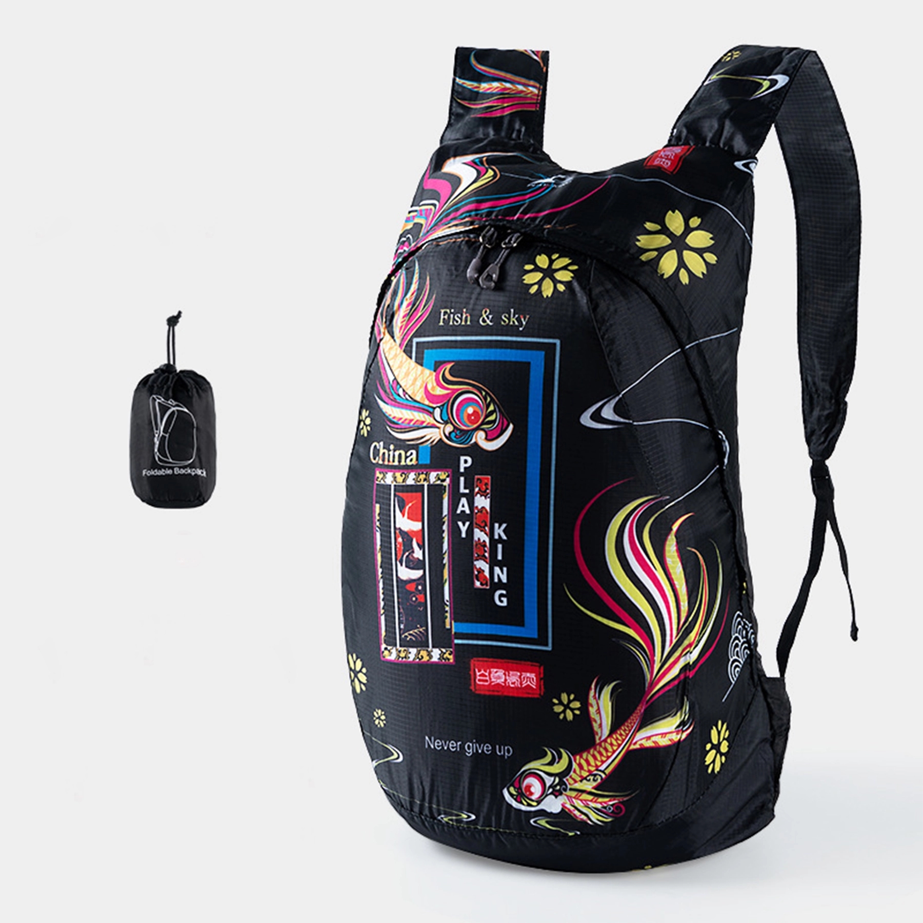 Packable Portable Folding Backpack 10