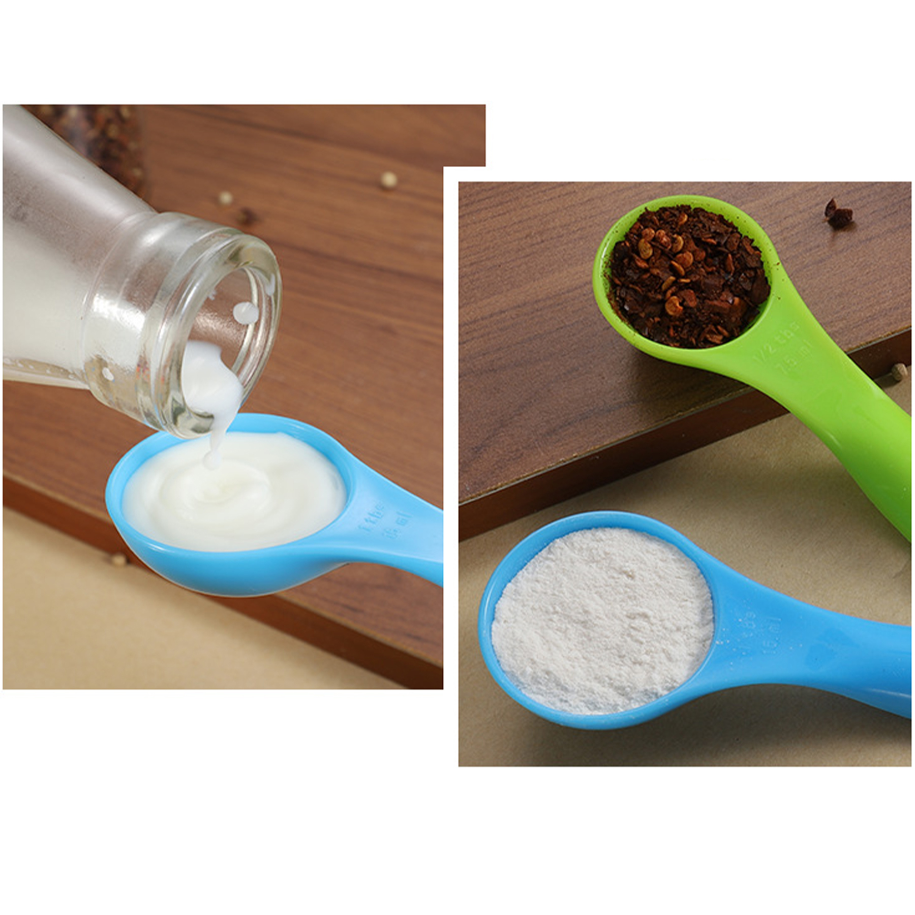 Colorful Measuring Spoons 4-Piece Set 2