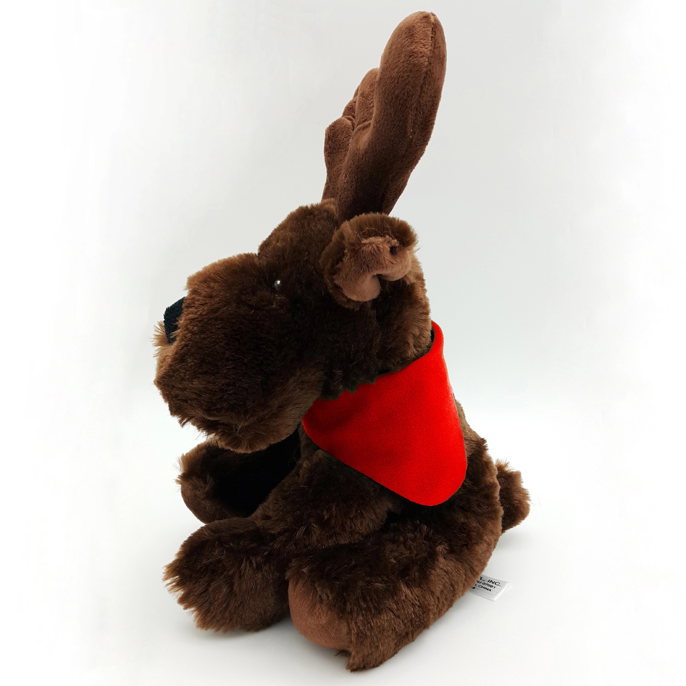 8" Brown Plush Moose 3