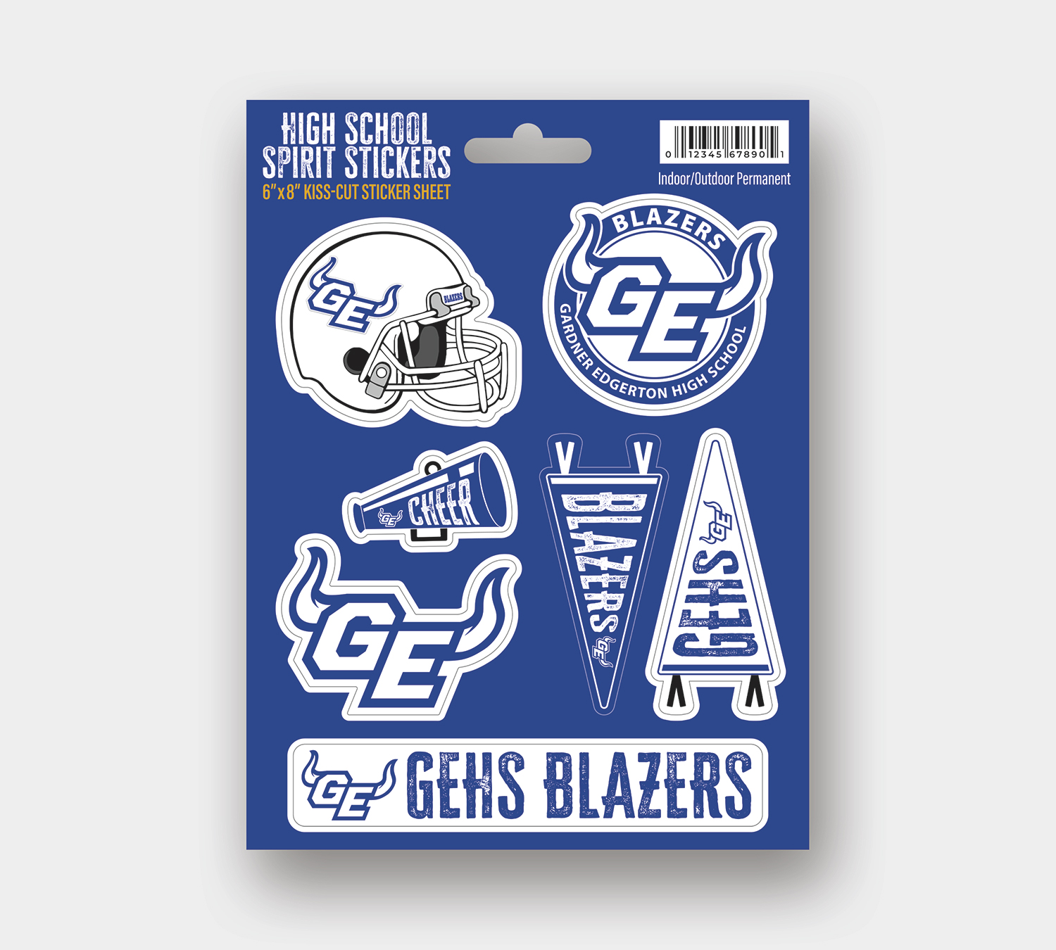 Permanent Writeable Matte Sticker - 45 to 54 Square Inches 1