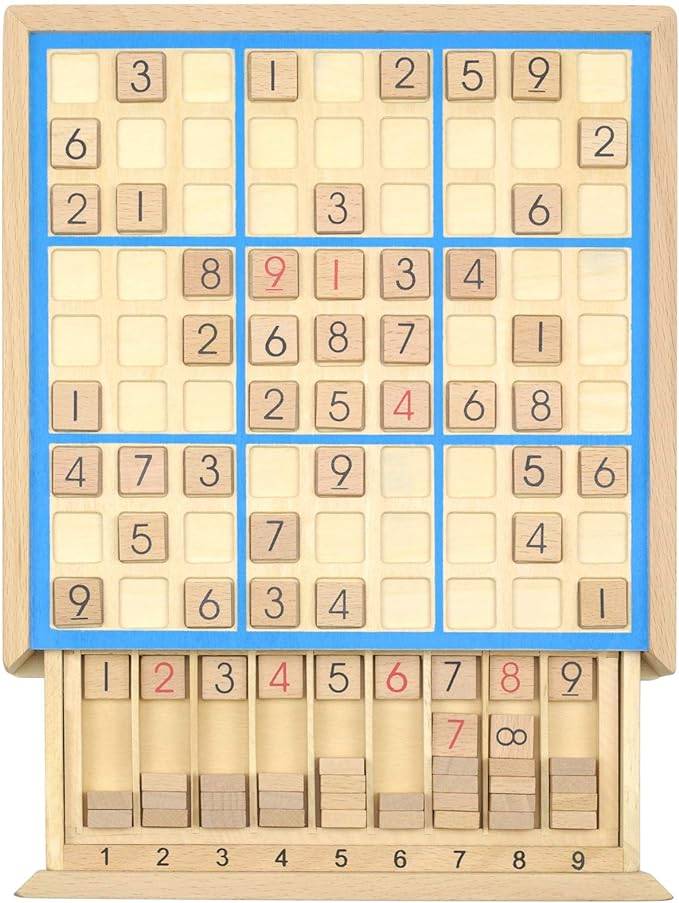 Wooden Brain Teaser Sudoku Puzzle Game 2