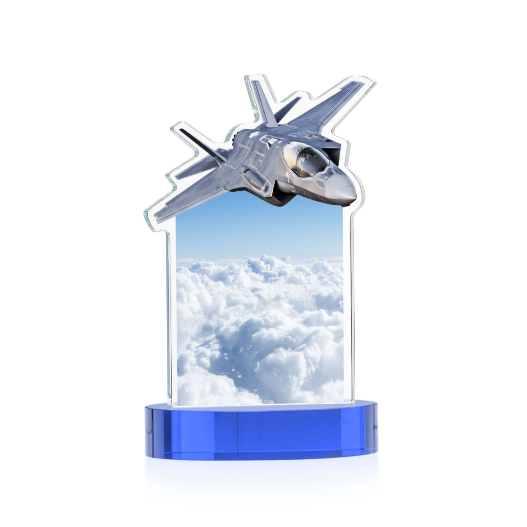 Top Gun VividPrint™ Award on Alberton Base - Sky Blue 5