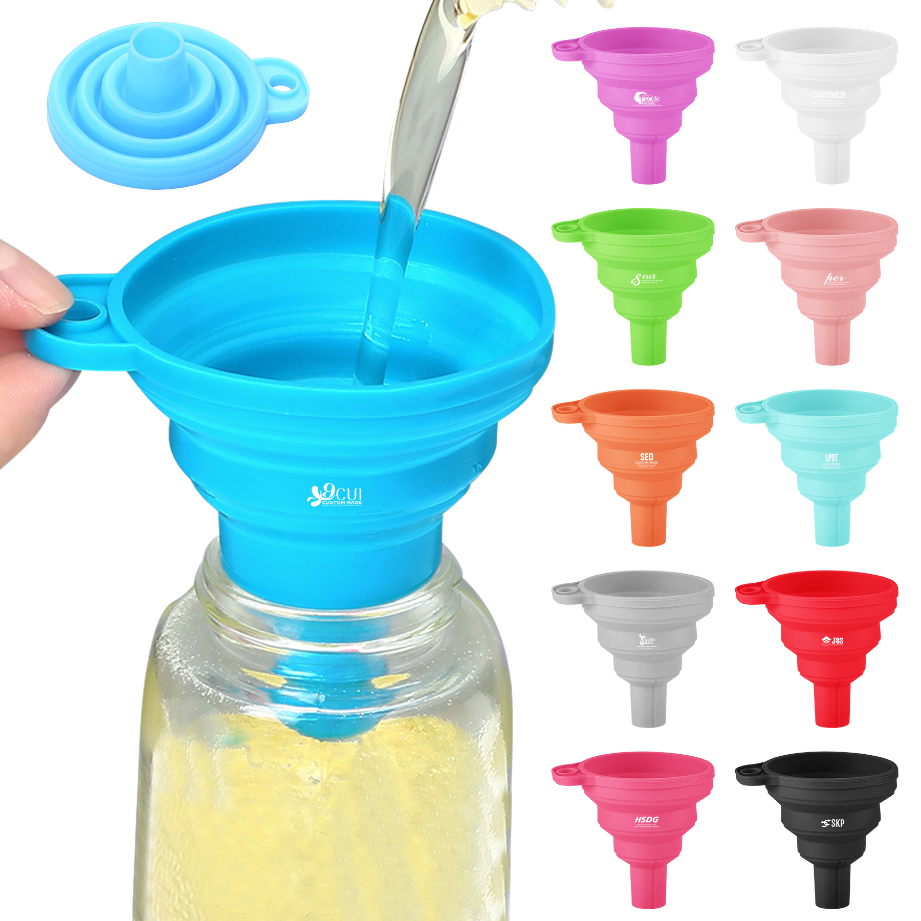 Foldable Silicone Funnel 6