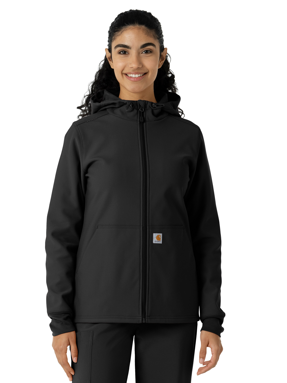 Carhartt Scrubs - Performance Layers - Women's Four-Pocket Bonded Fleece Hoodie