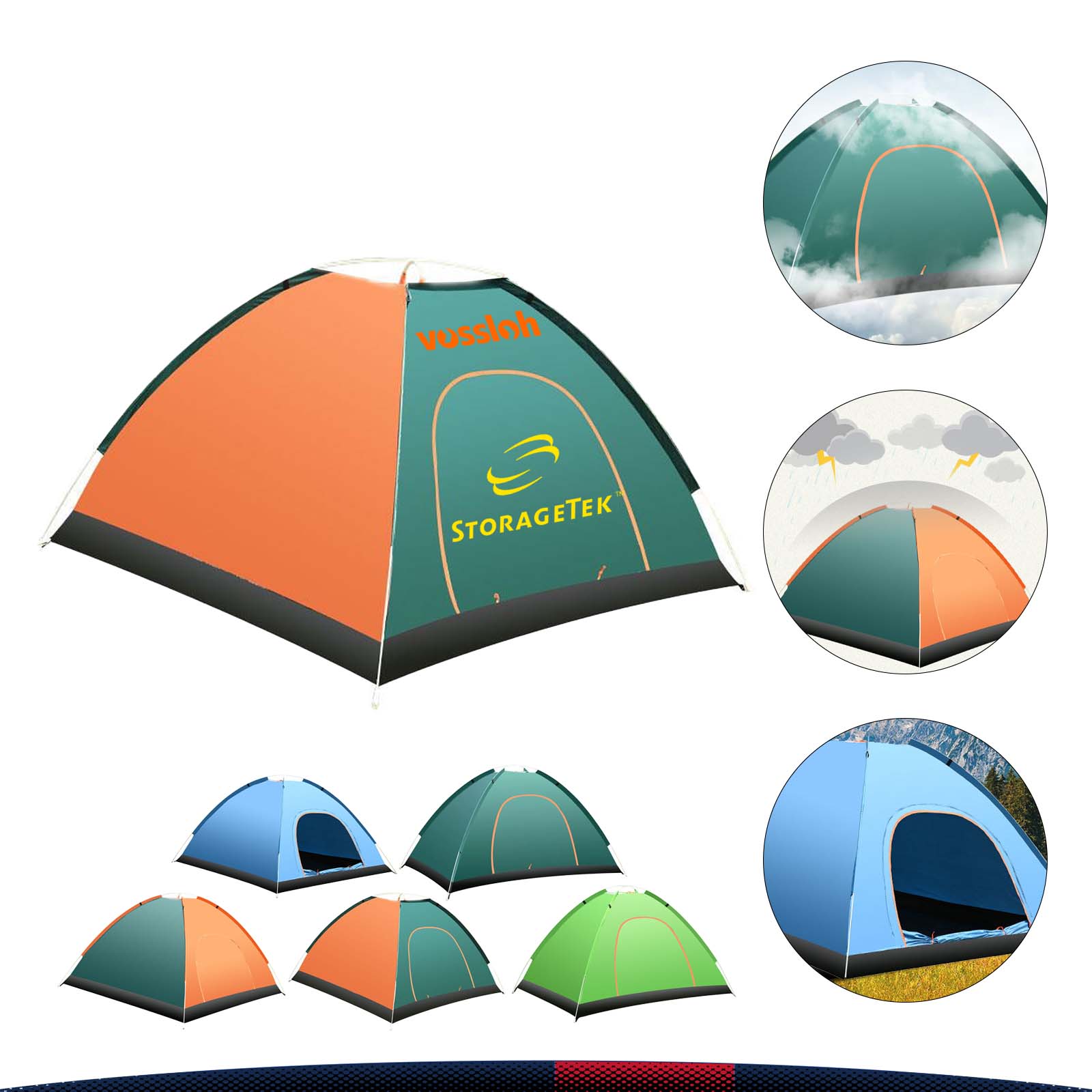 Rispo Pop Up Camping Tent 2