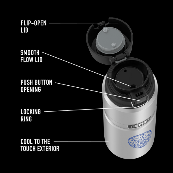 24 oz. Thermos® Stainless King™ Stainless Steel Direct Drink Bottle 12