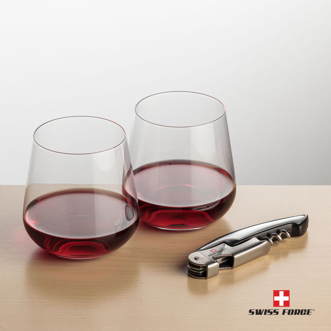 Swiss Force® Opener & Howden Stemless Wine 4