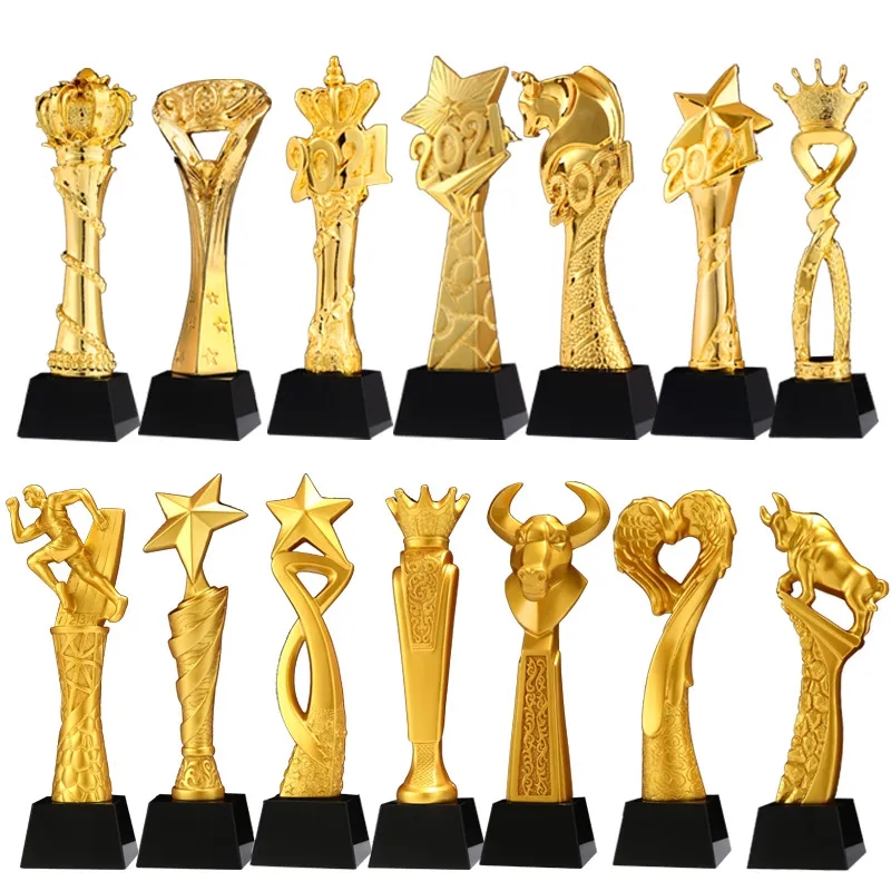 Resin Metal Medal Trophy Gold Color Coated 2