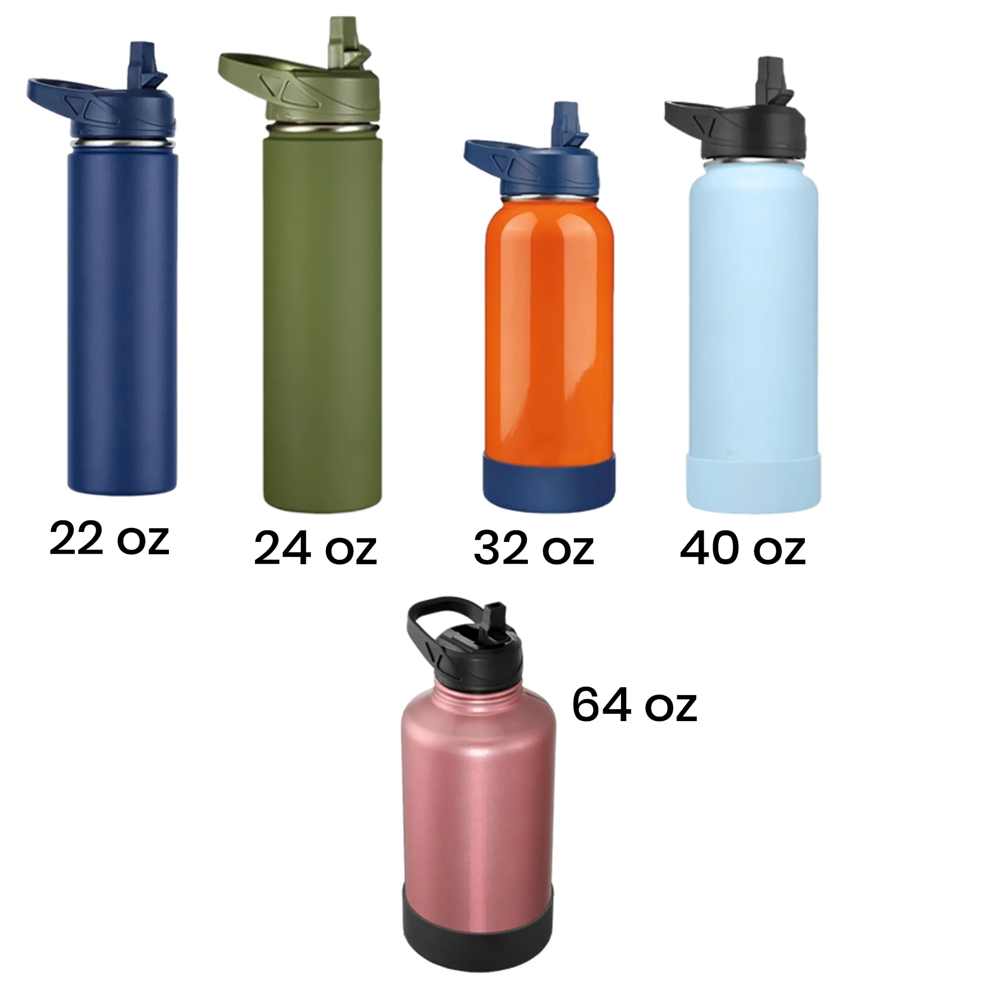 32 oz Stainless Steel Sports Bottle, custom water bottle with logo imprint 26