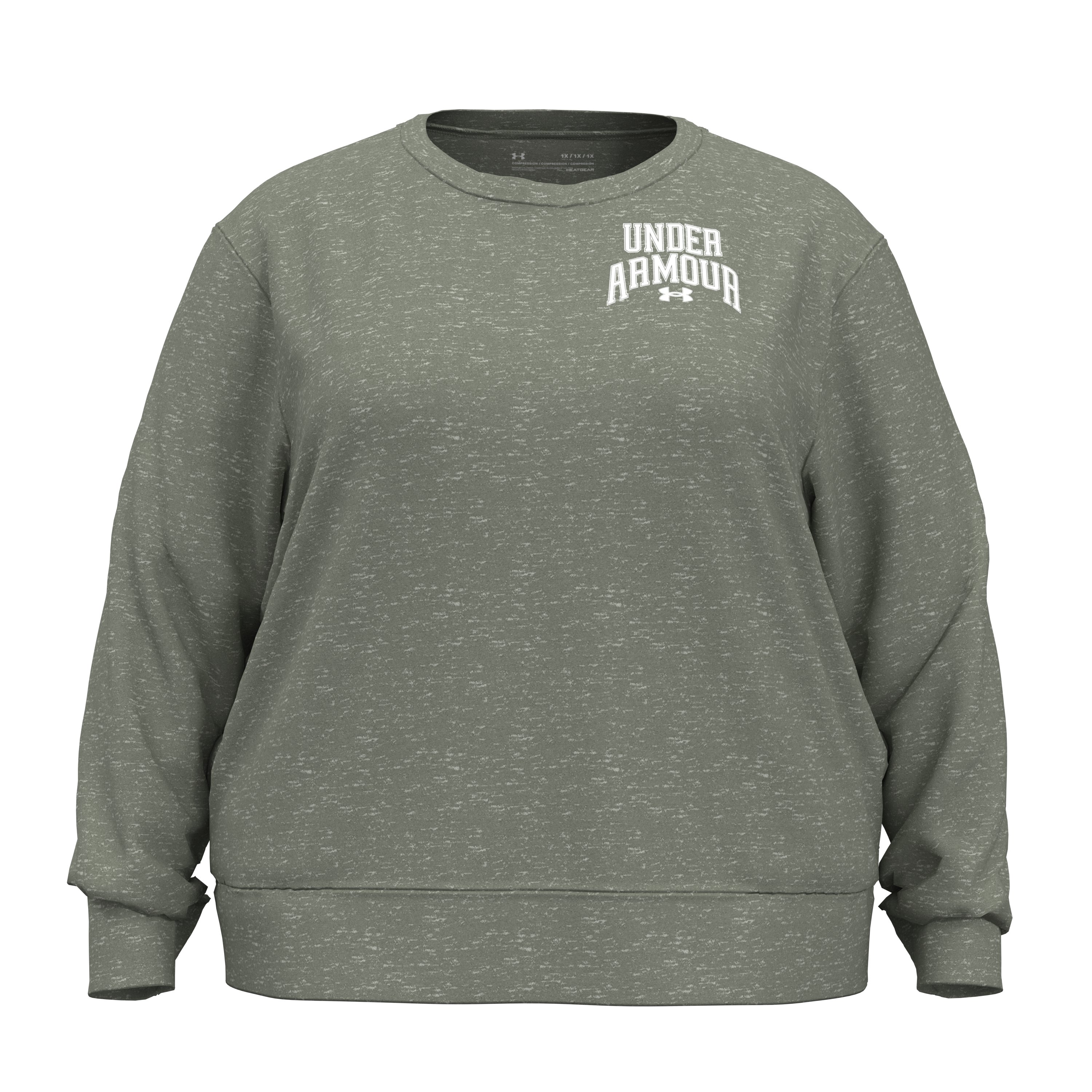 Women's UA Rival Terry Graphic Crew, custom hoodie or sweatshirt with logo imprint 6