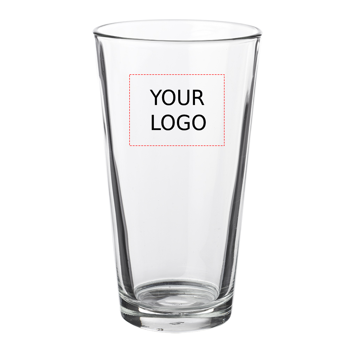 Clear Thick Wall Pint Glass, 16 oz. 4