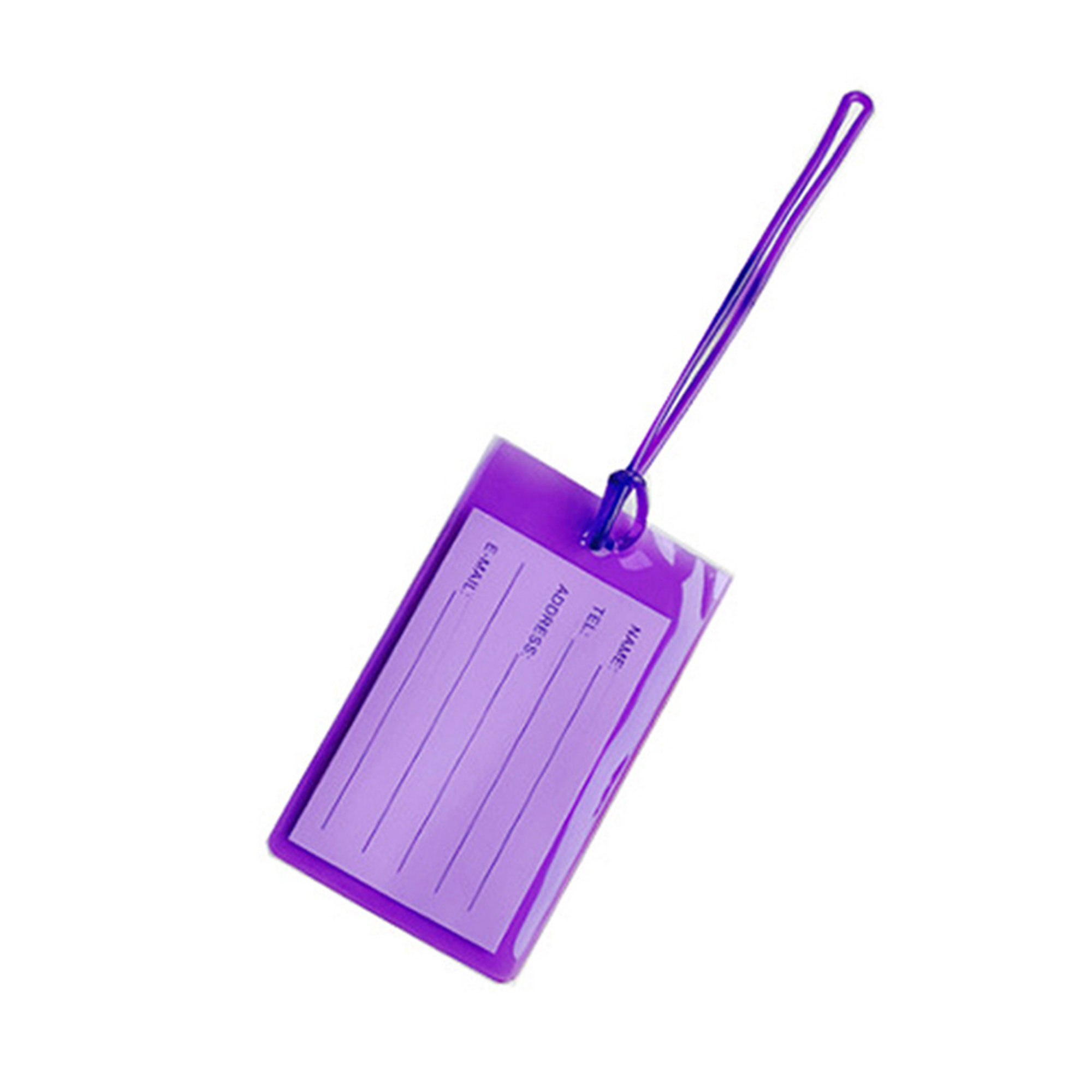 PVC Luggage Tag Baggage Identification Hanging Label 5