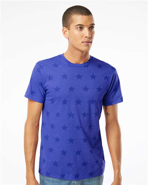 Unisex Star Print Tee - 3929 13