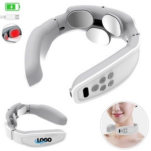 Rechargeable Electric Pulse Neck Massager With Magnetic Pads 10