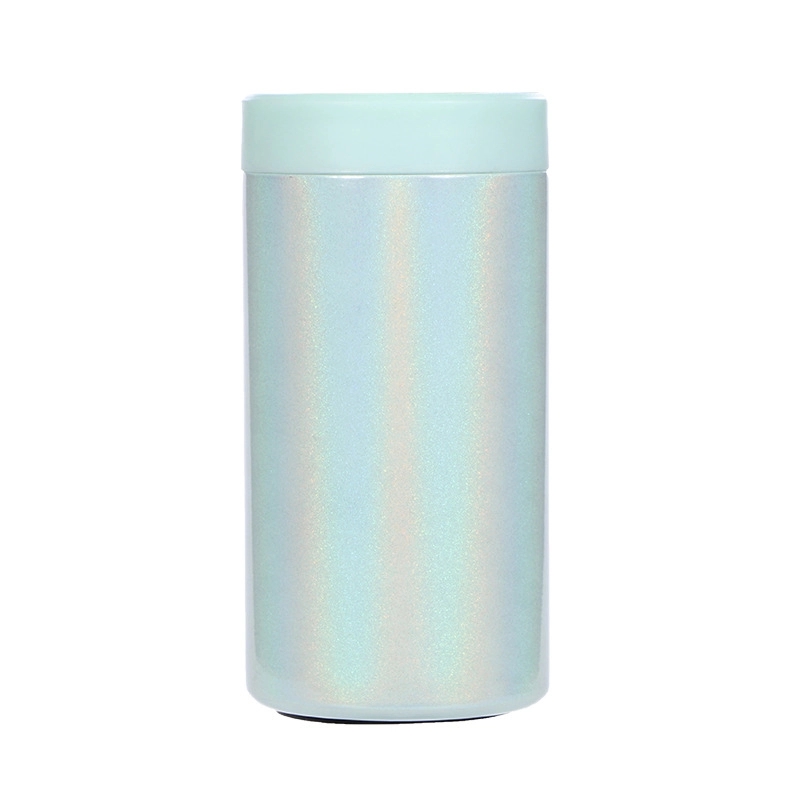 Custom 4-in-1 Stainless Steel Insulated Beer Can Holder, custom koozie with logo imprint 8