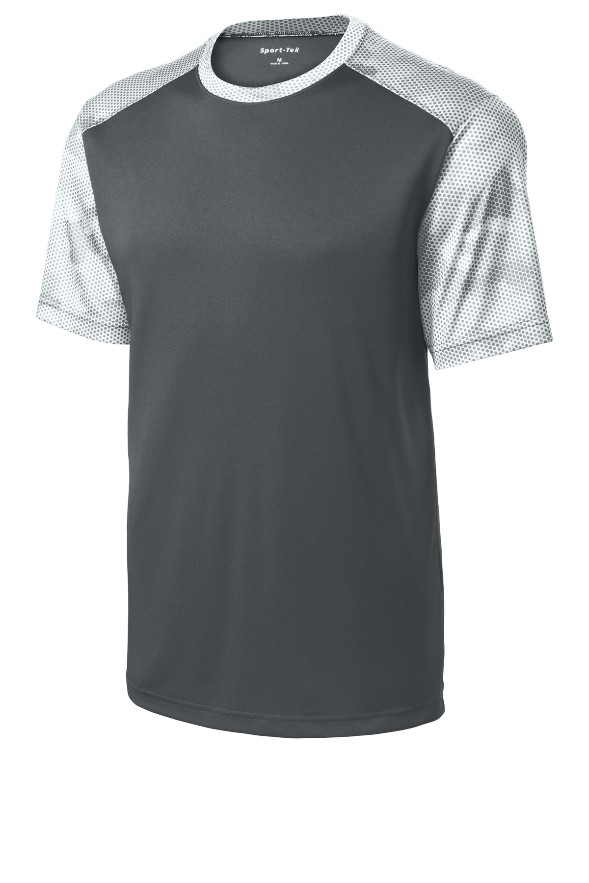 Sport-Tek CamoHex Colorblock Tee. ST371 30