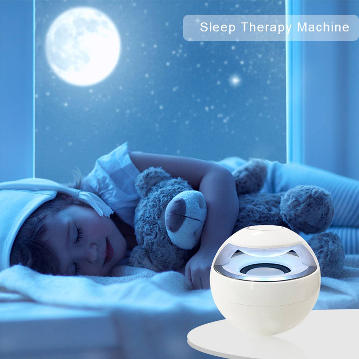 Rechargeable Sleep Sound Machine w/ Light 10