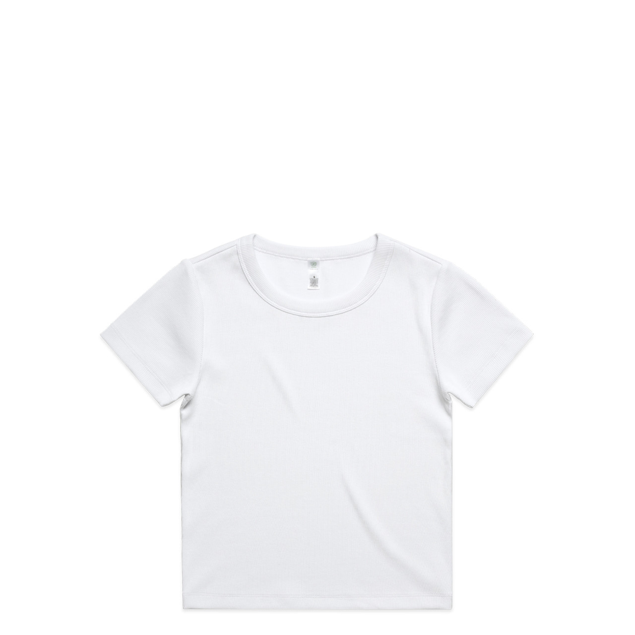 Wo's Organic Rib Tee | 4092G 2