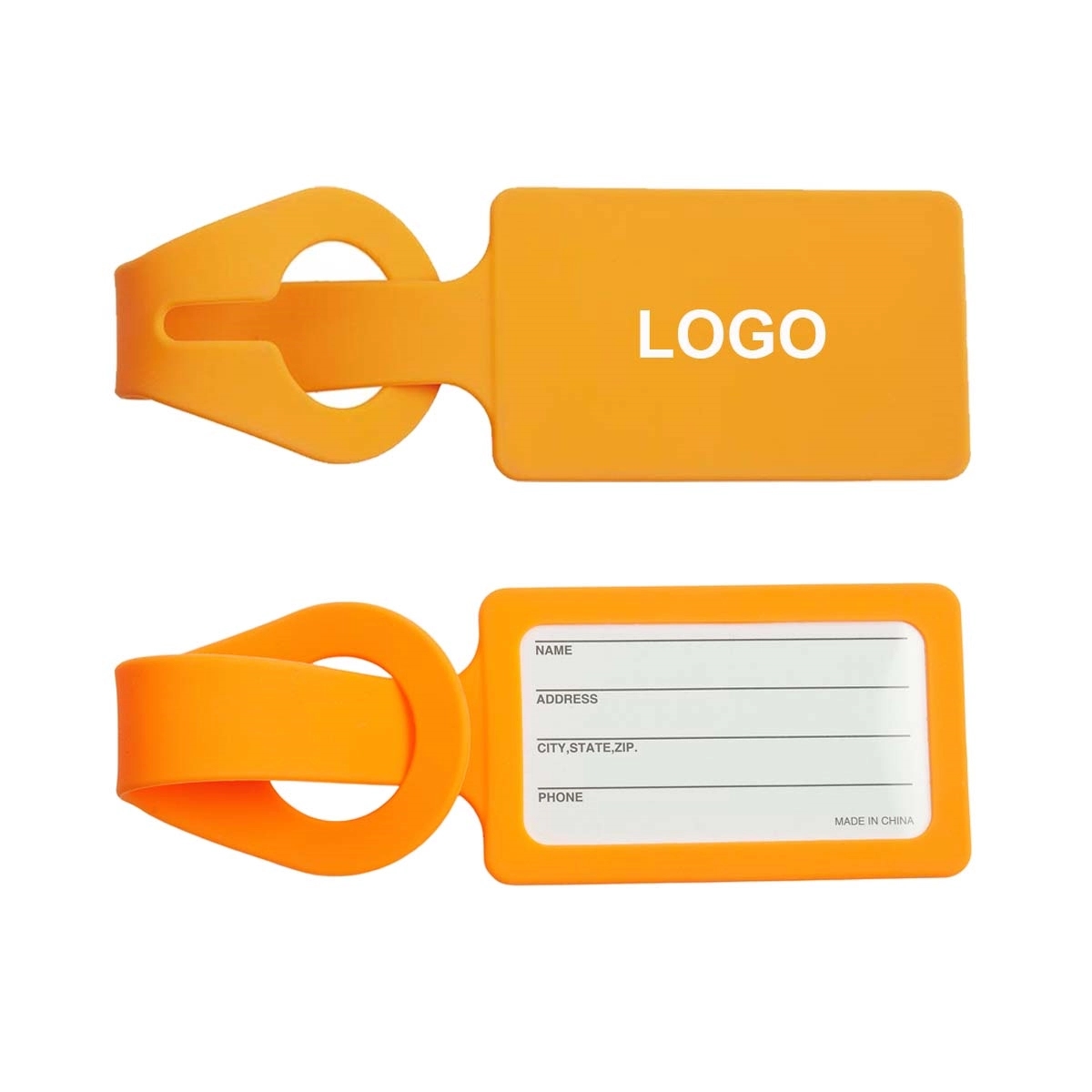 Large Silicone Luggage Tag 3
