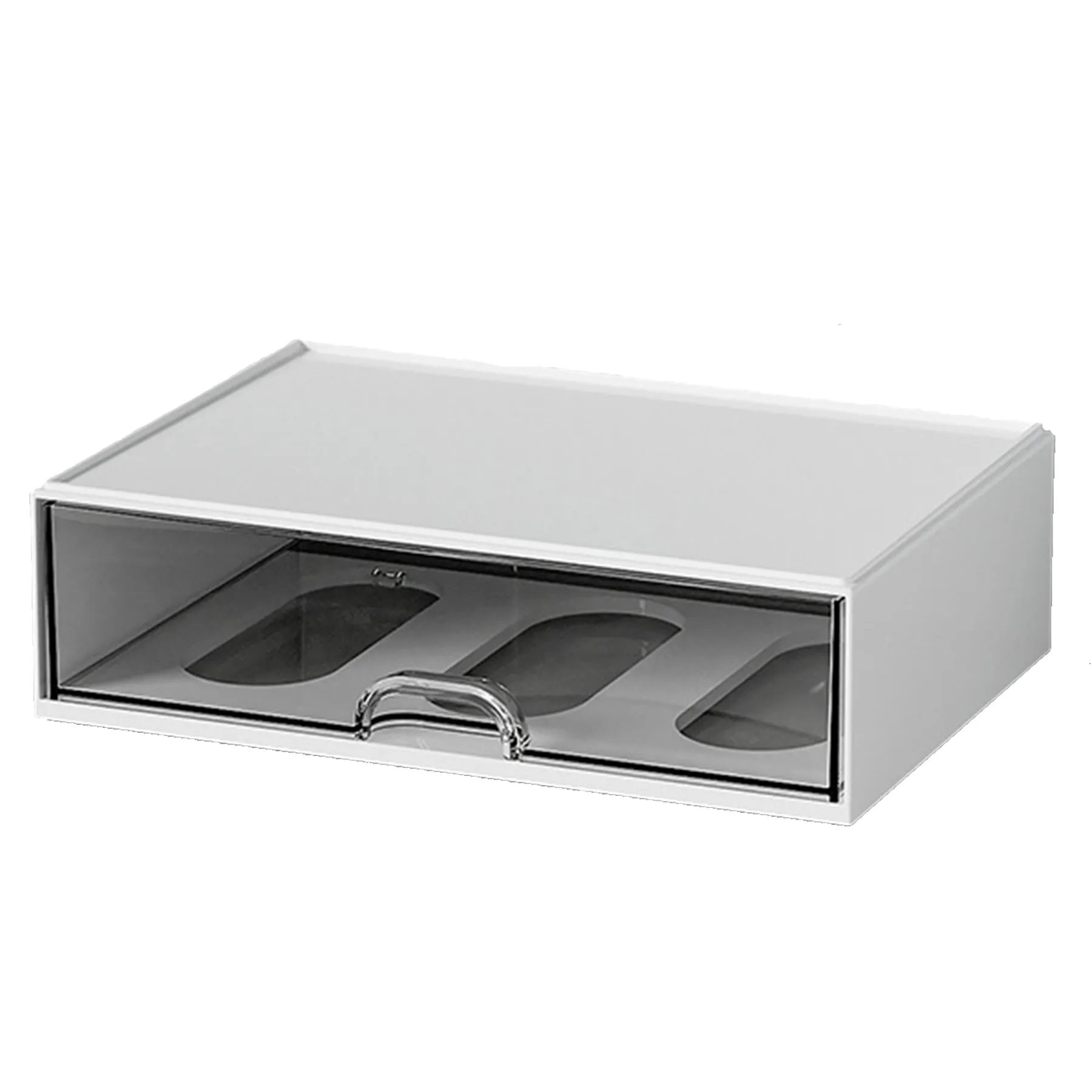 Plastic Single-Layer Transparent Storage Box 3