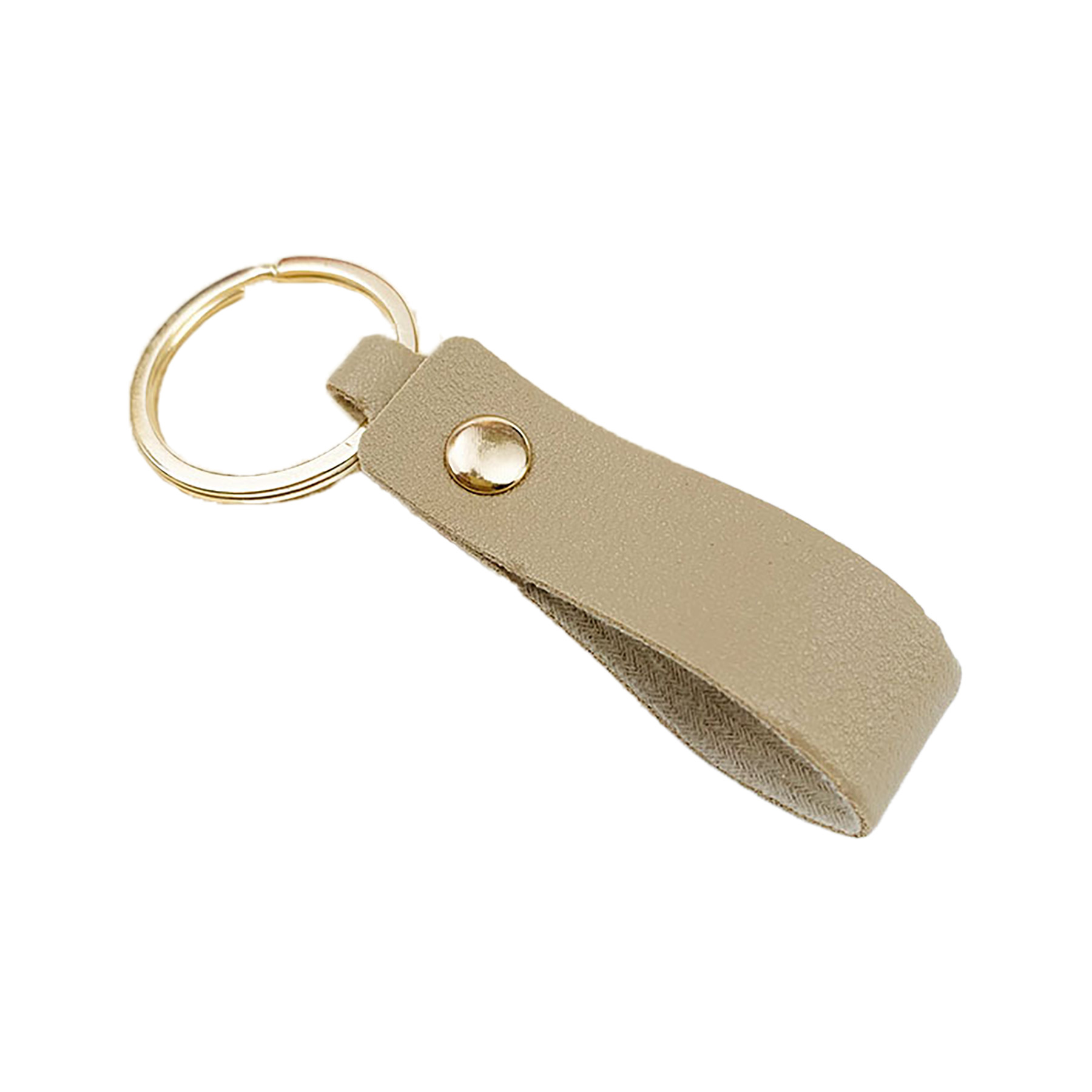 Leather Solid Color Keychains 5