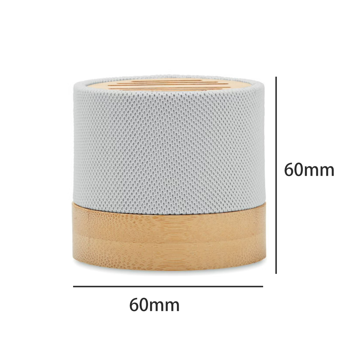 Bamboo Bluetooth Speaker with RPET Fabric Cover 7