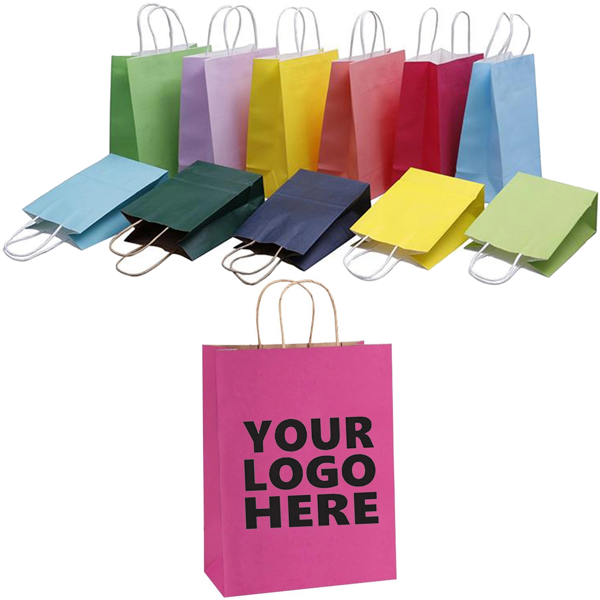 High Quality Kraft Paper Bag With A Handle 2