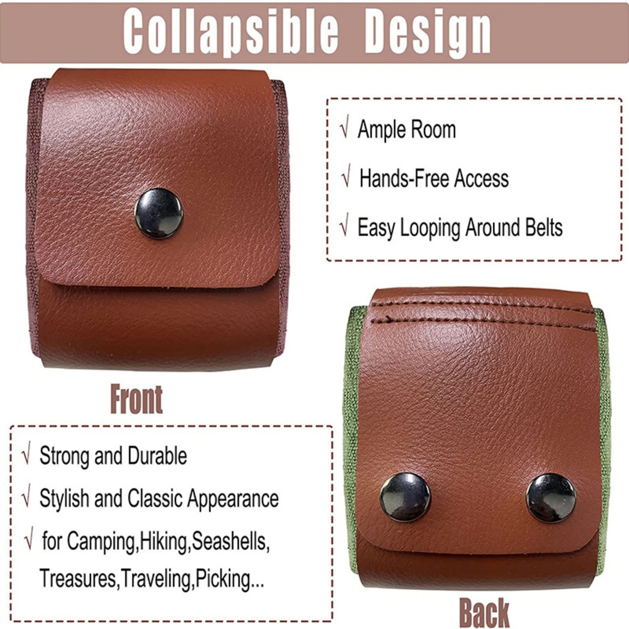 Outdoor Fruit Picking Storage Waist Bag 8