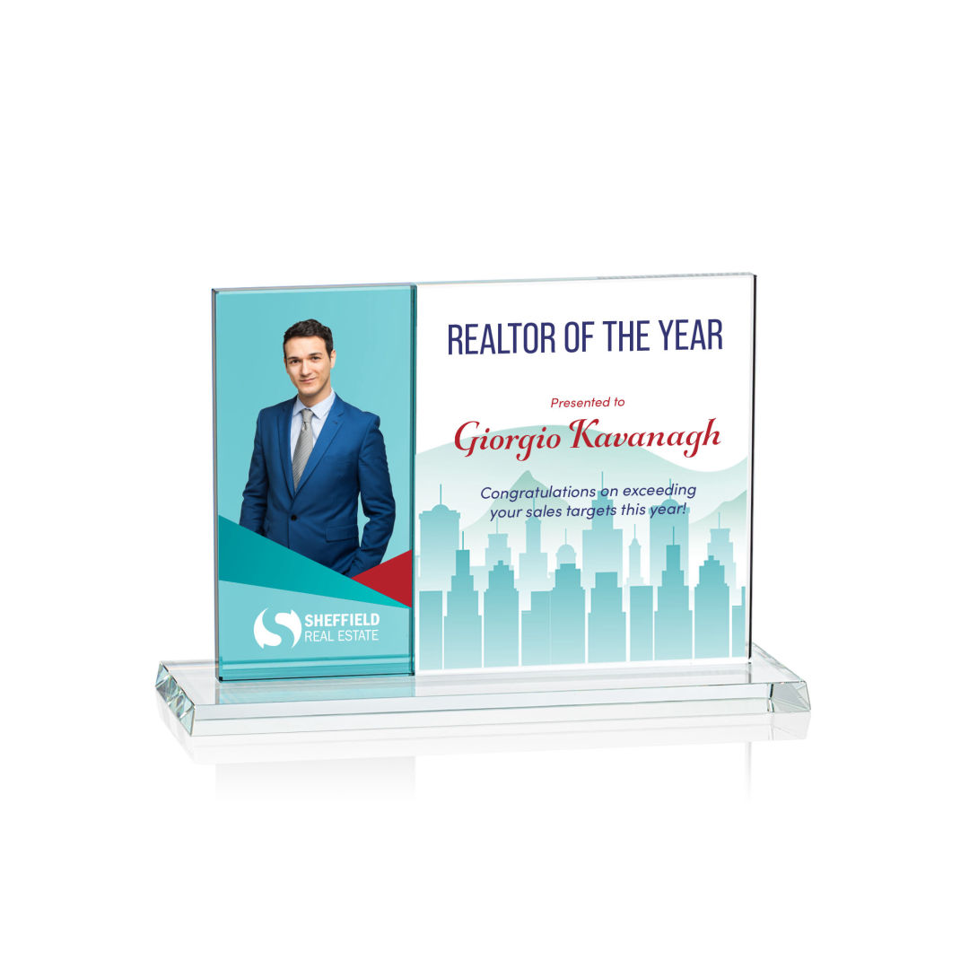Composite Horizontal VividPrint™ Award - Teal 3