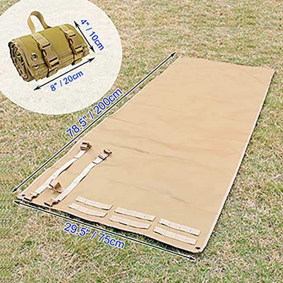 Portable Tactical Shooting Mat Non-Padded / Handles 3