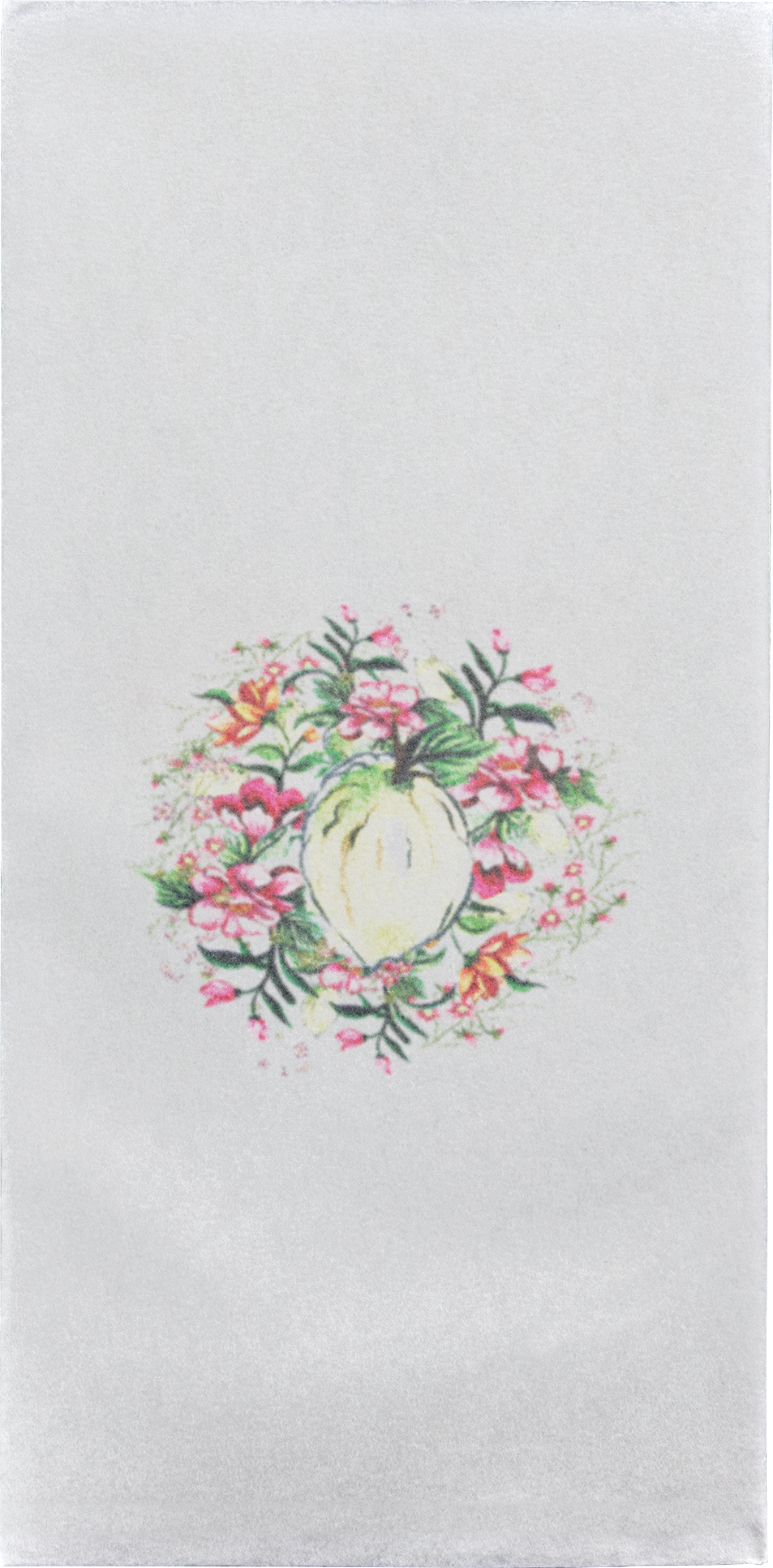 Almost Linen Dinner Napkin - White - Digital 2