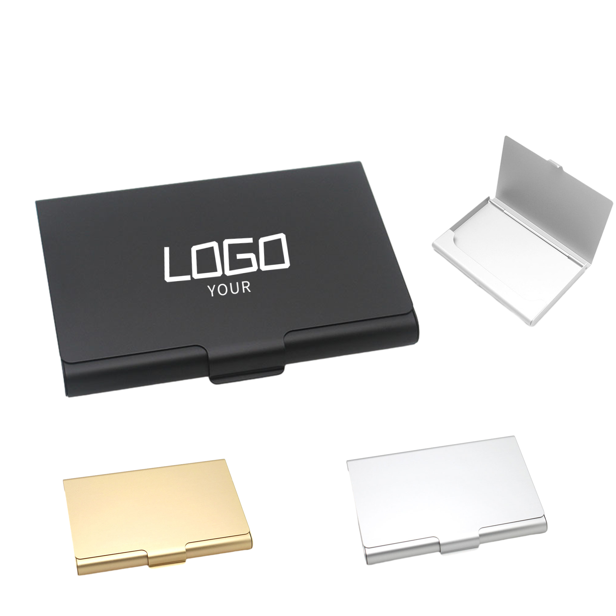 Aluminum Business Card Holder Case 2