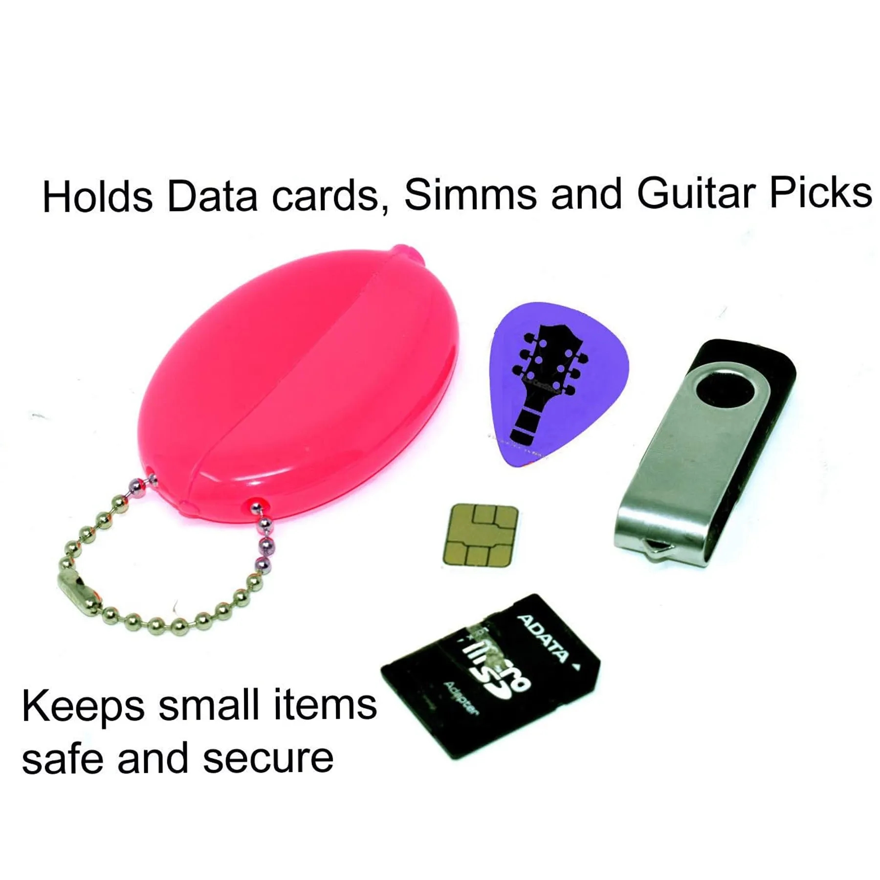 Oval Squeeze Coin Purses With Keychain 7
